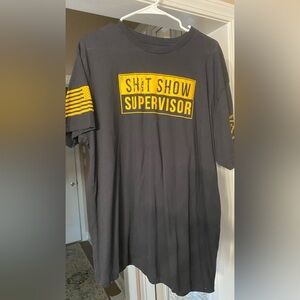 Grunt Style Black and Yellow Graphic Tee